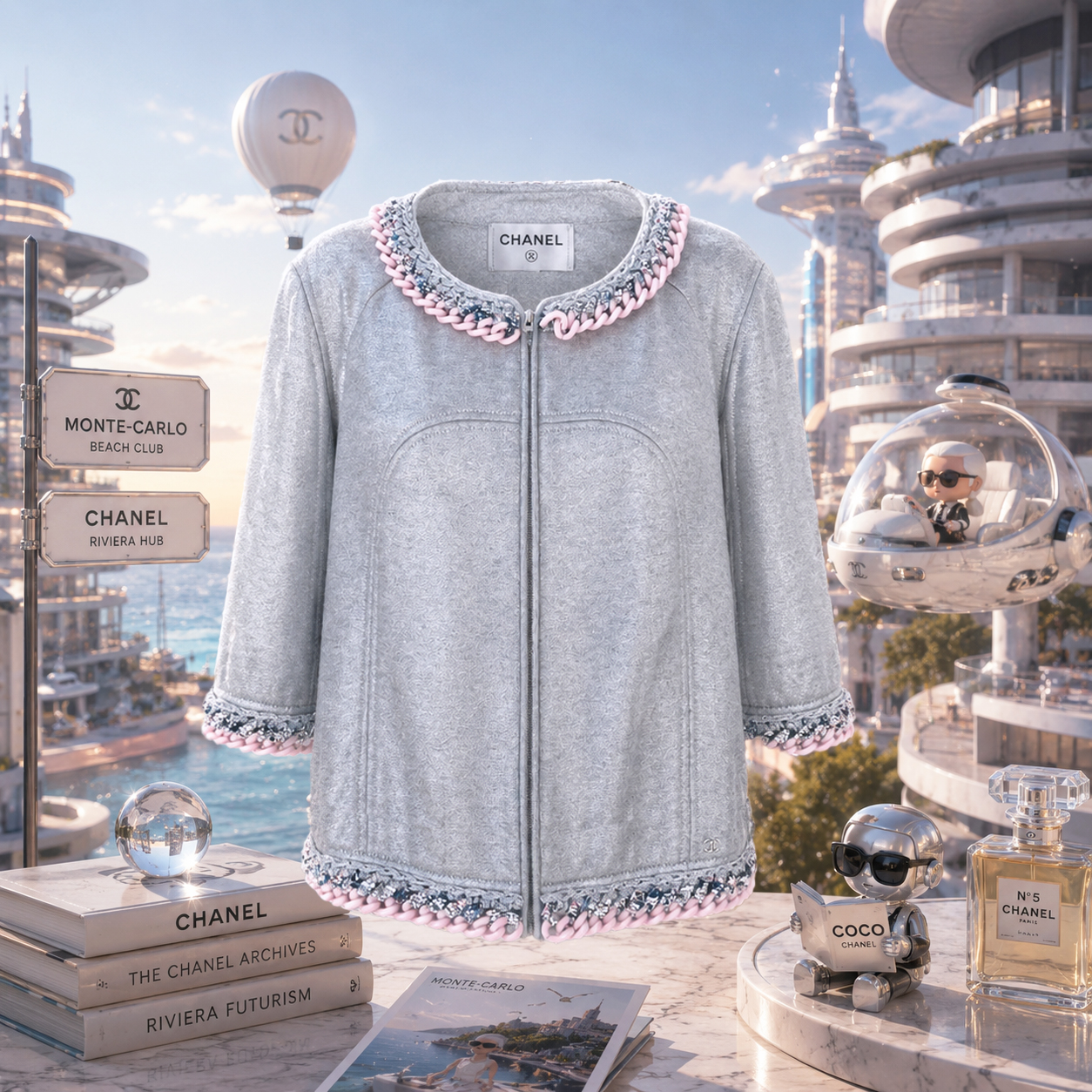 14P grey silver chain cardigan crop0111.jpg