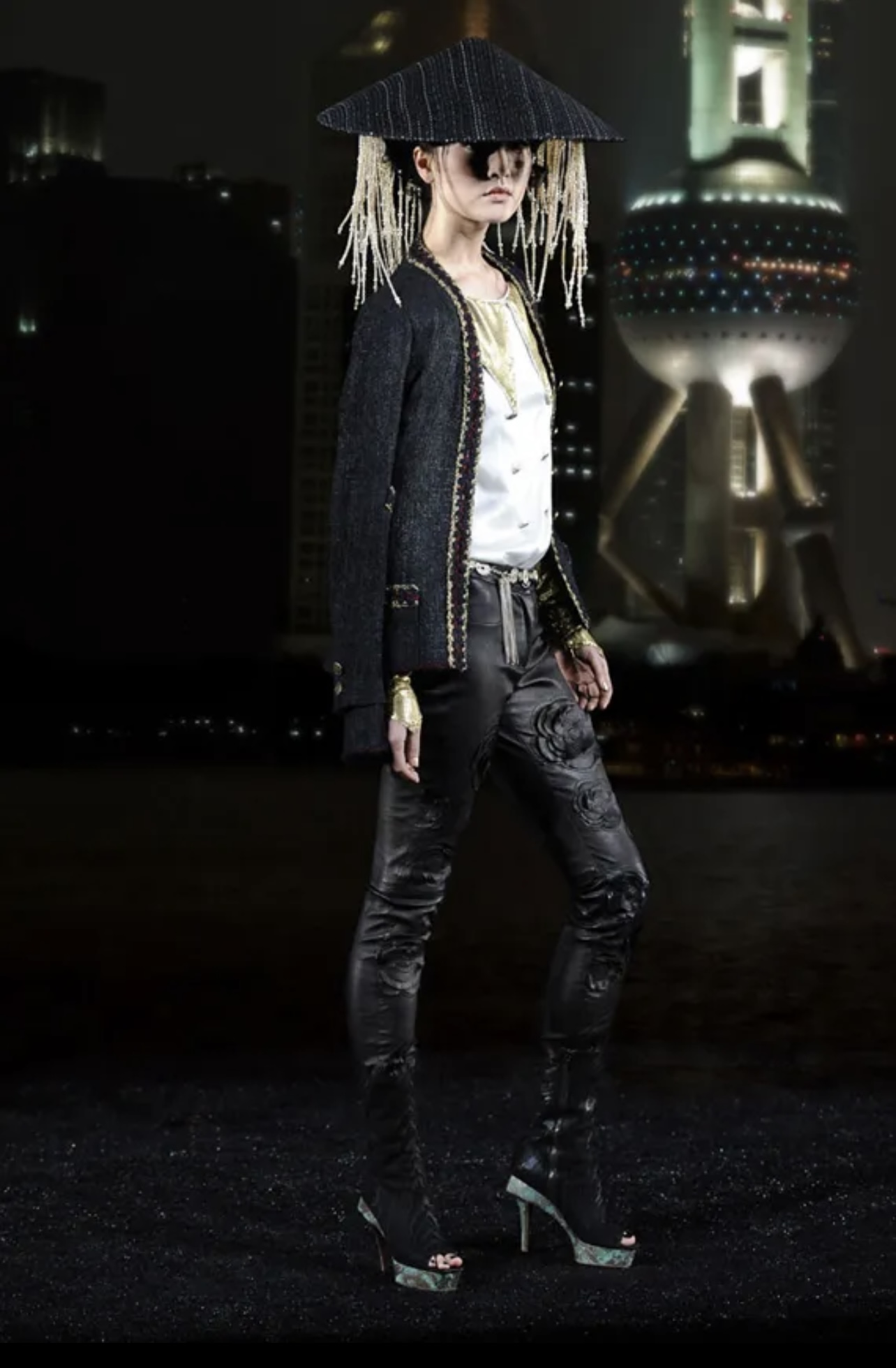 shanghai lbj black tweed jacket run.jpg