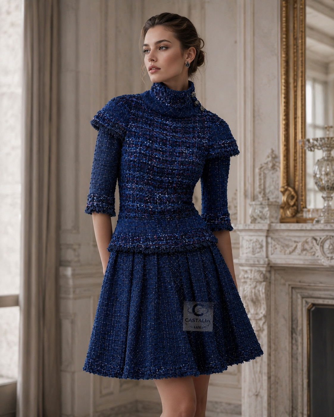 Edinburgh sequin navy tweed dress cel123 copy.jpg