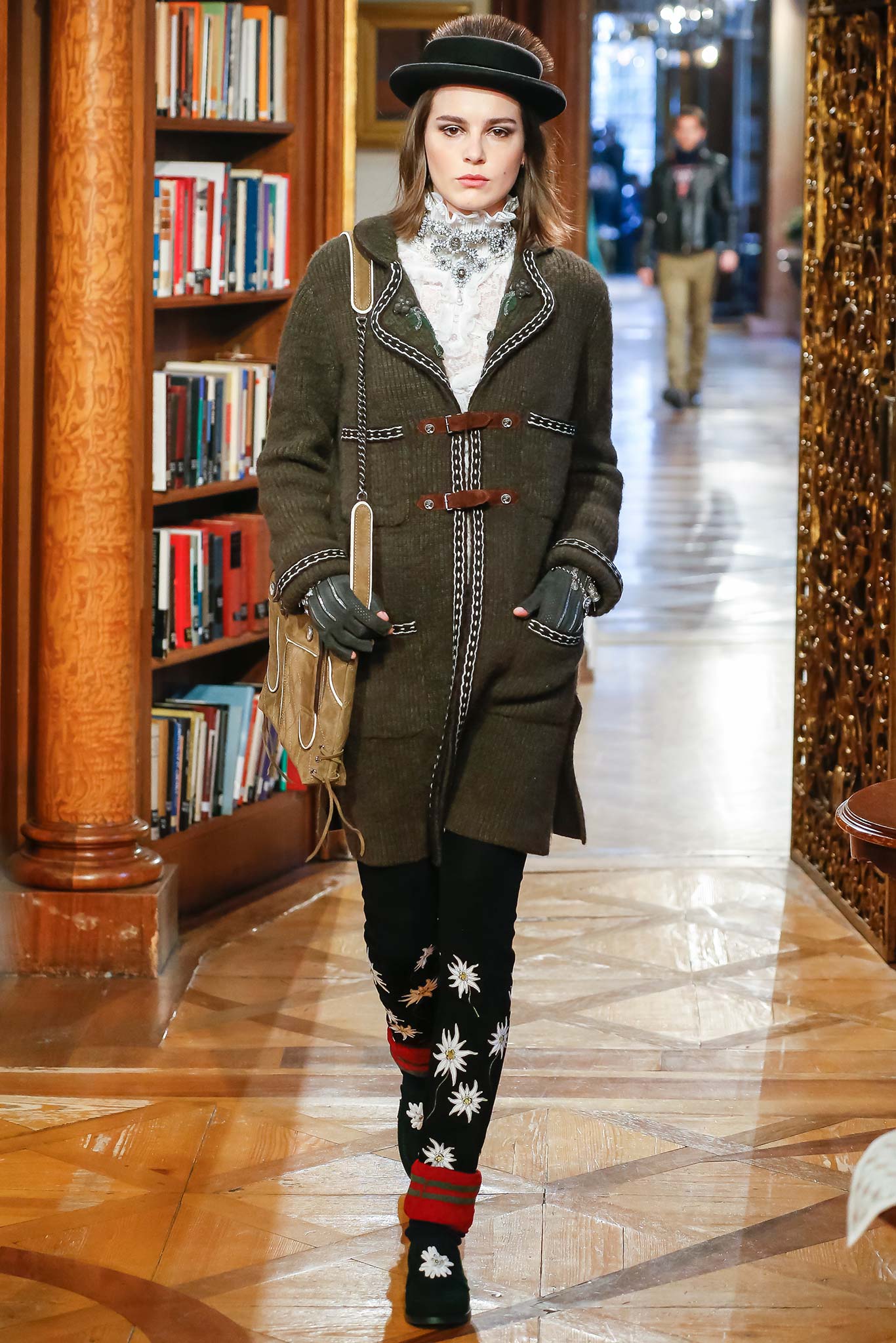 chanel Salzburg grey cashm cardi coat run.jpeg
