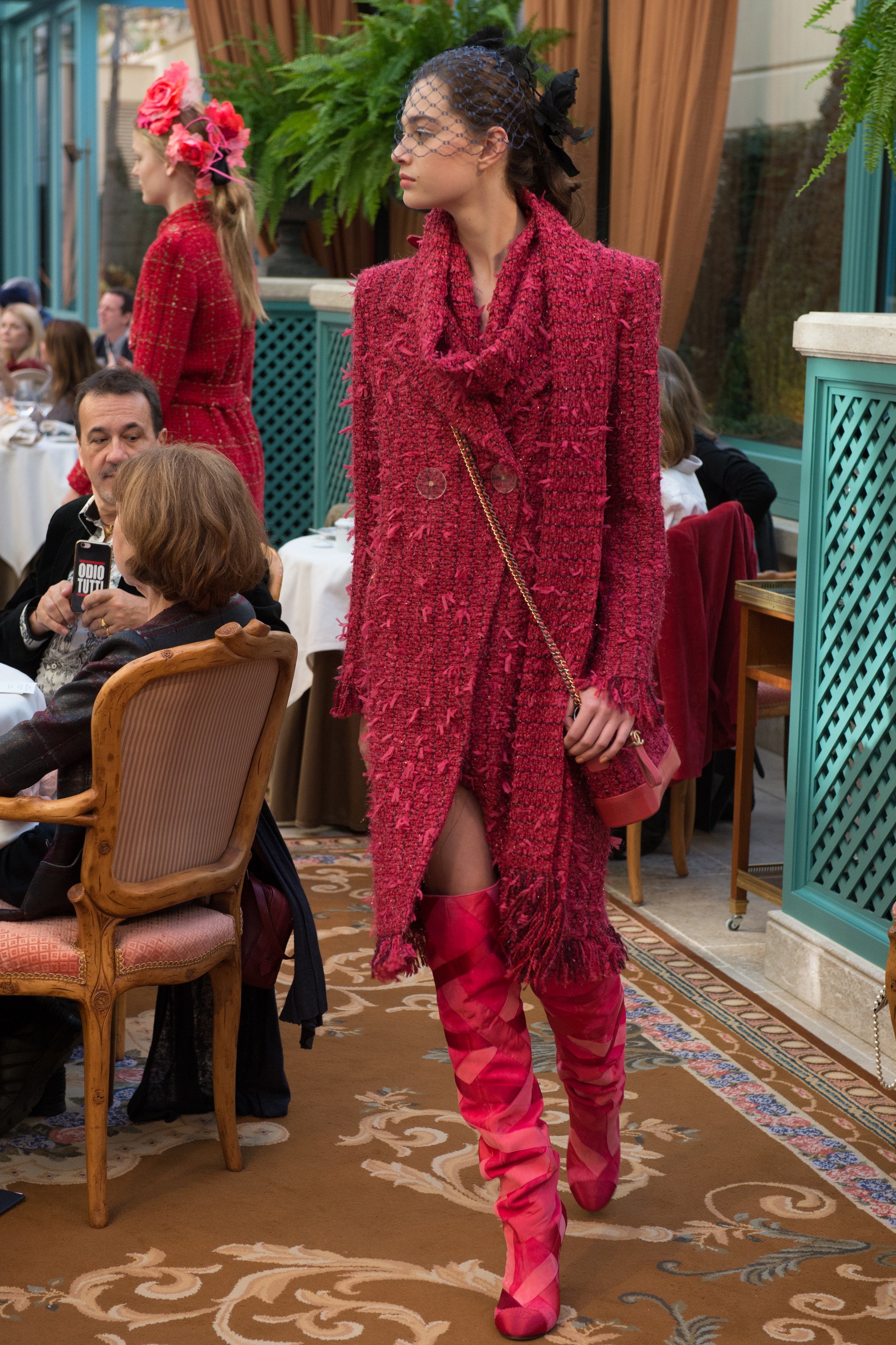 Cosmopolite raspberry tweed jacket run.JPEG
