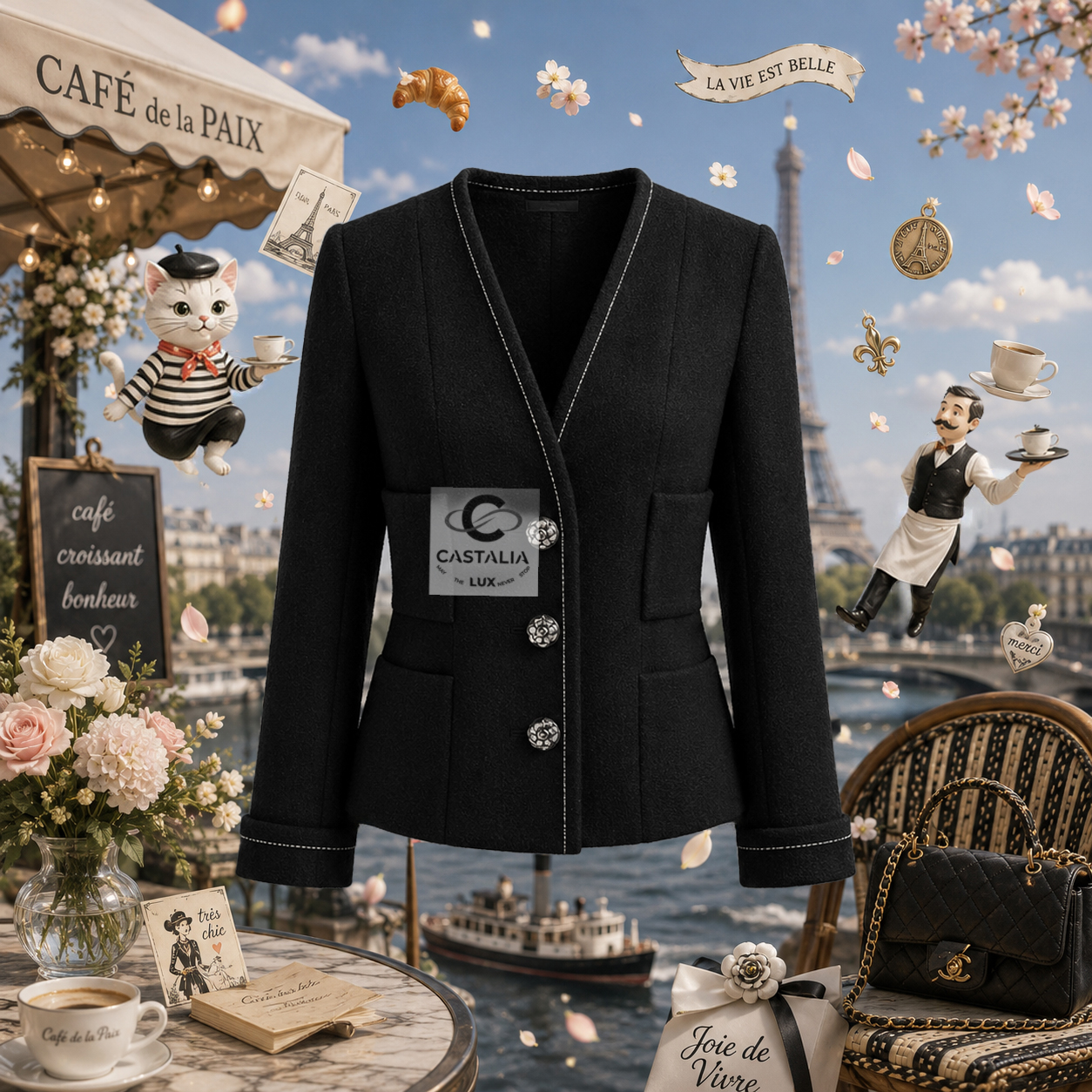 Brasserie black simple tweed jacket crop0112 copy1.jpg