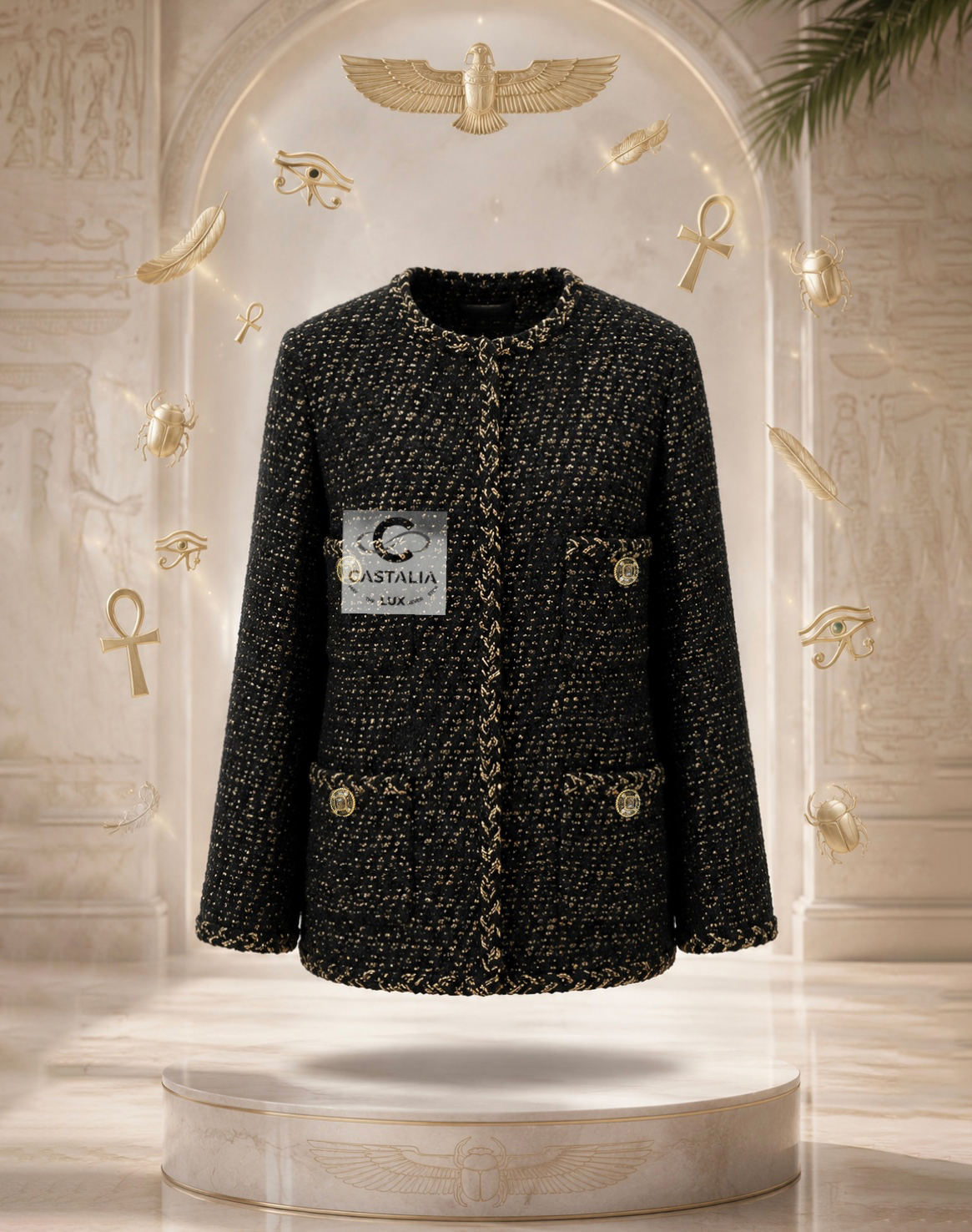 Egypt black oversize tweed jacket crop011 copy.jpg