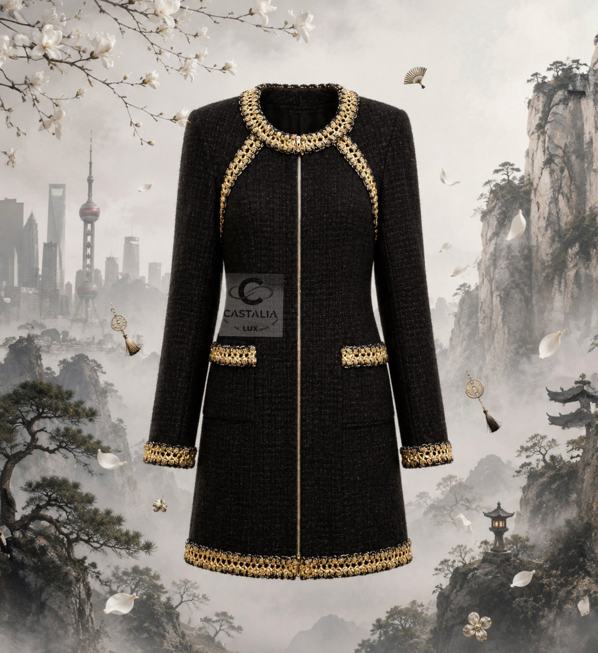 Shanghai black gold zip tweed coat crop011 copy.jpg