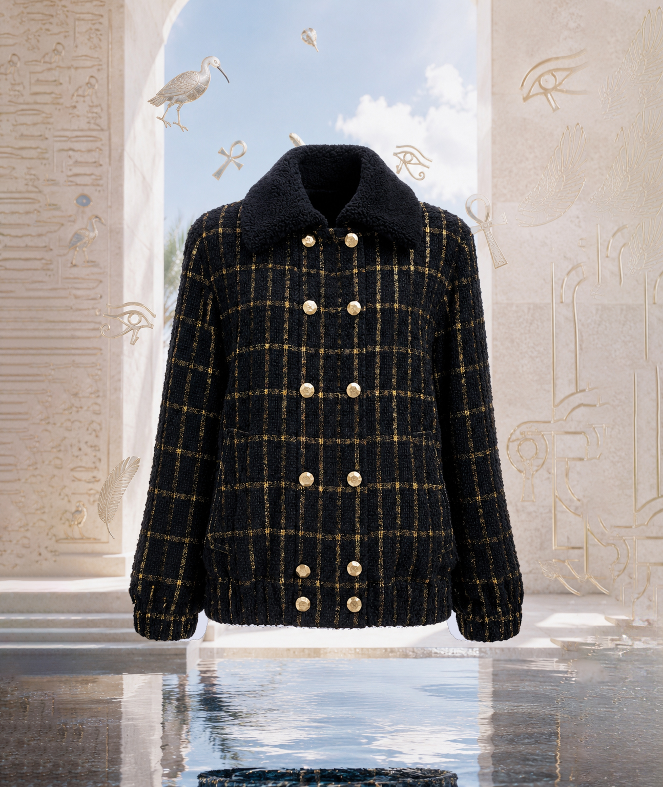 Egypt black gold sherpa jacket crop011.jpg