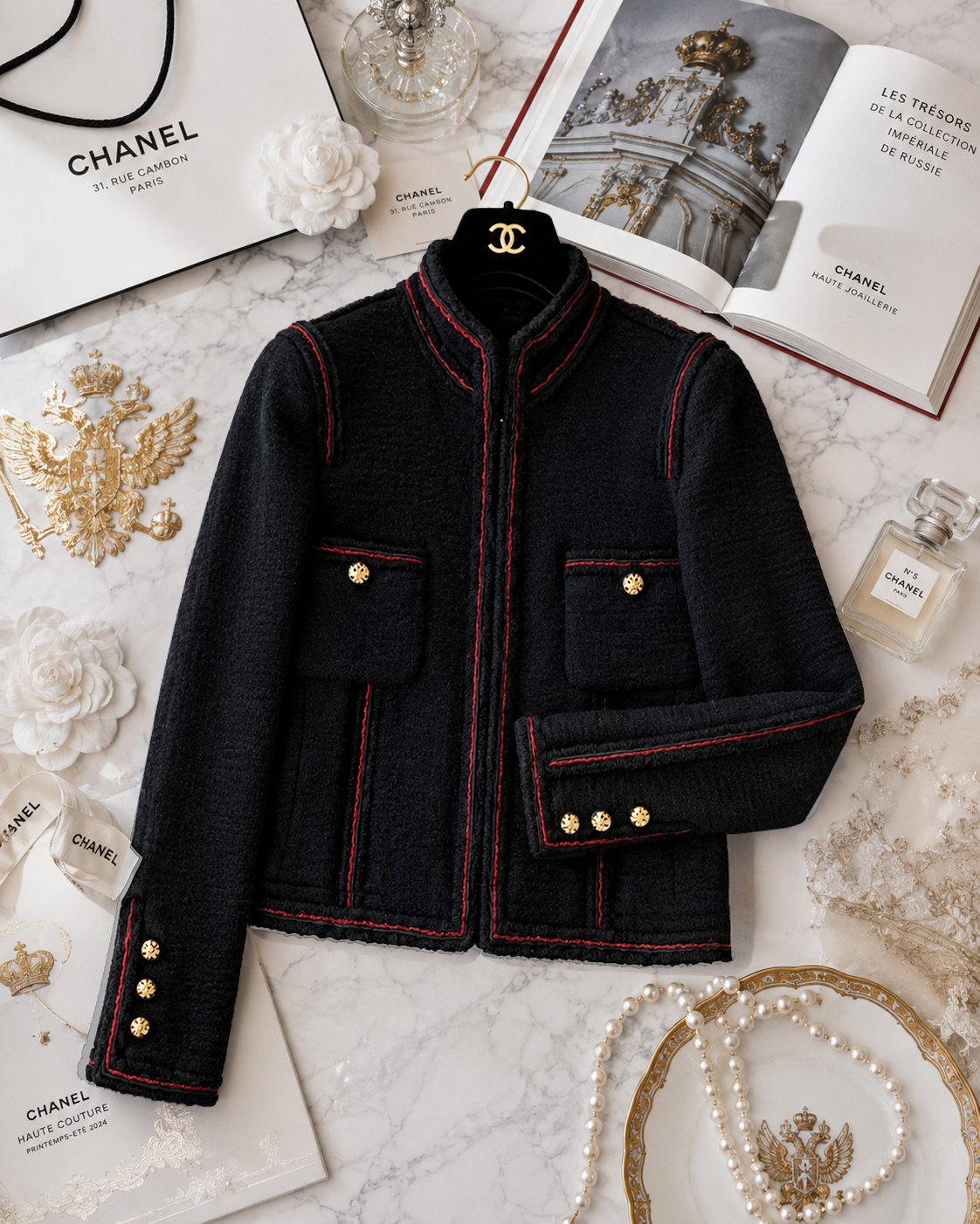 Moscow black mandar tweed jacket crop insta.jpg