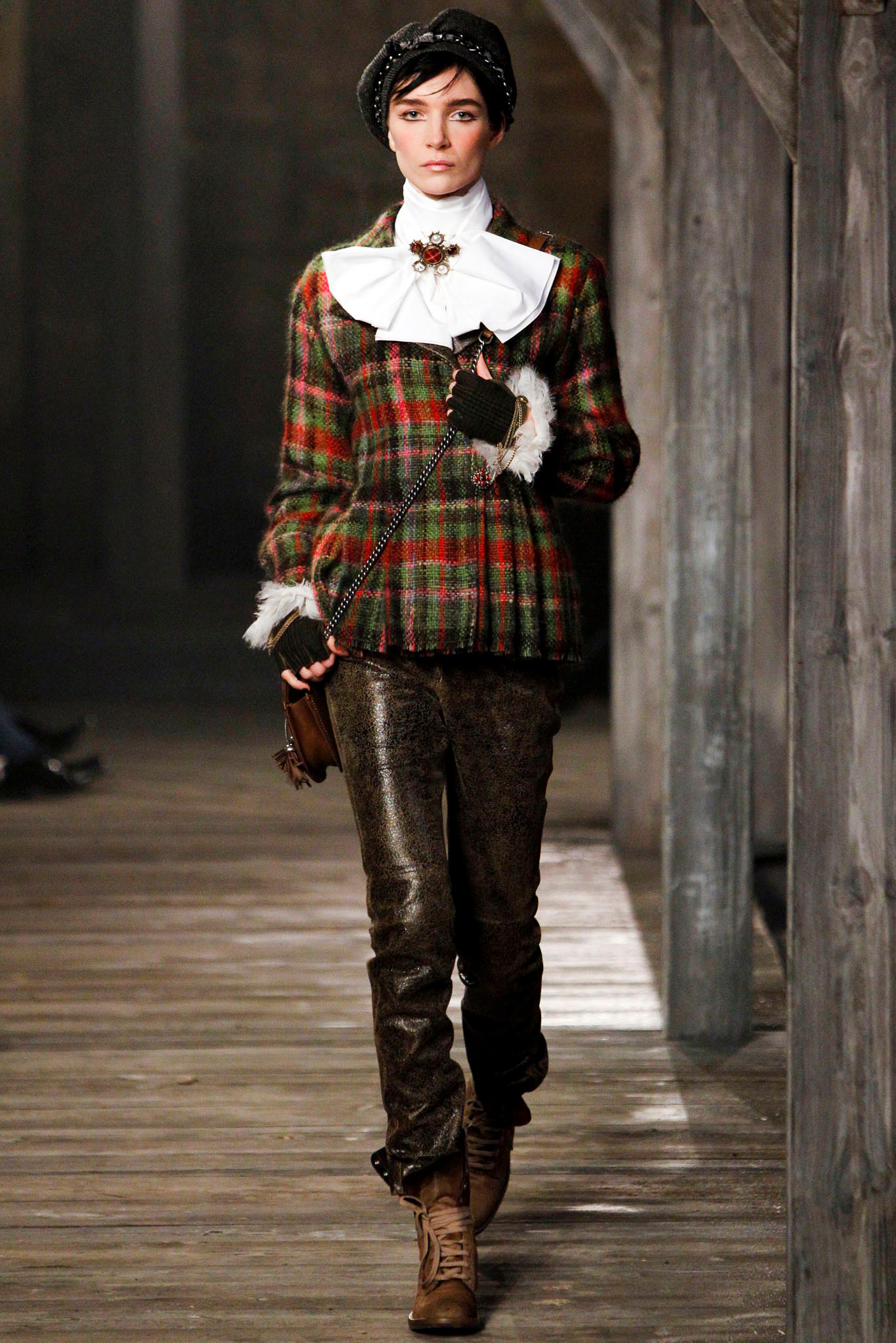 Edinburgh khaki suede tweed jacket run.JPG