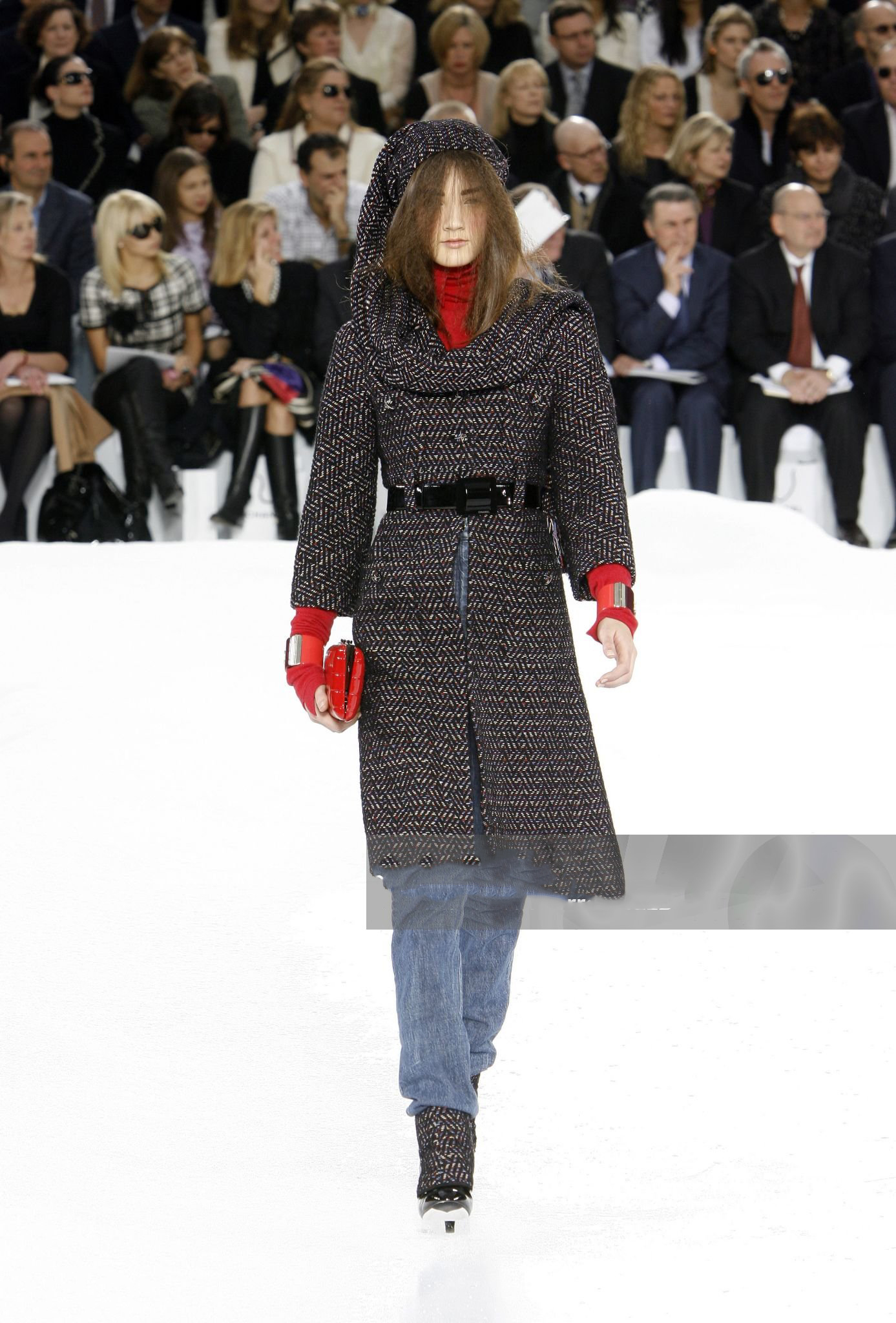 Monaco black multi tweed jacket run.jpg
