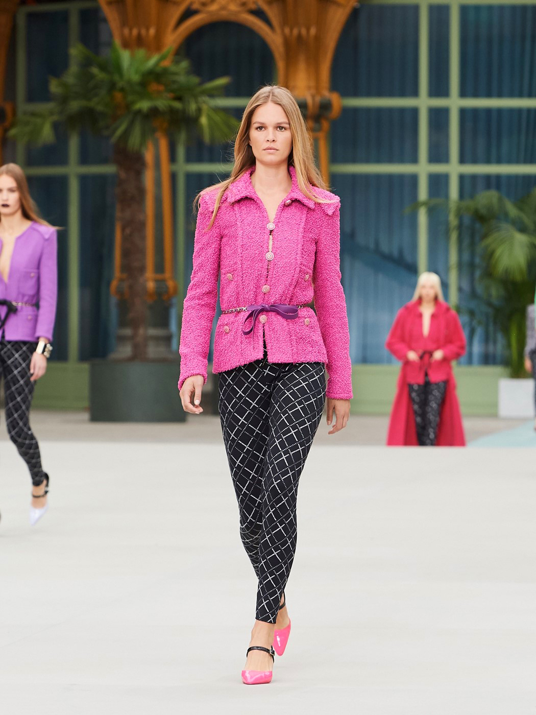20C fuchsia tweed jacket run.JPG