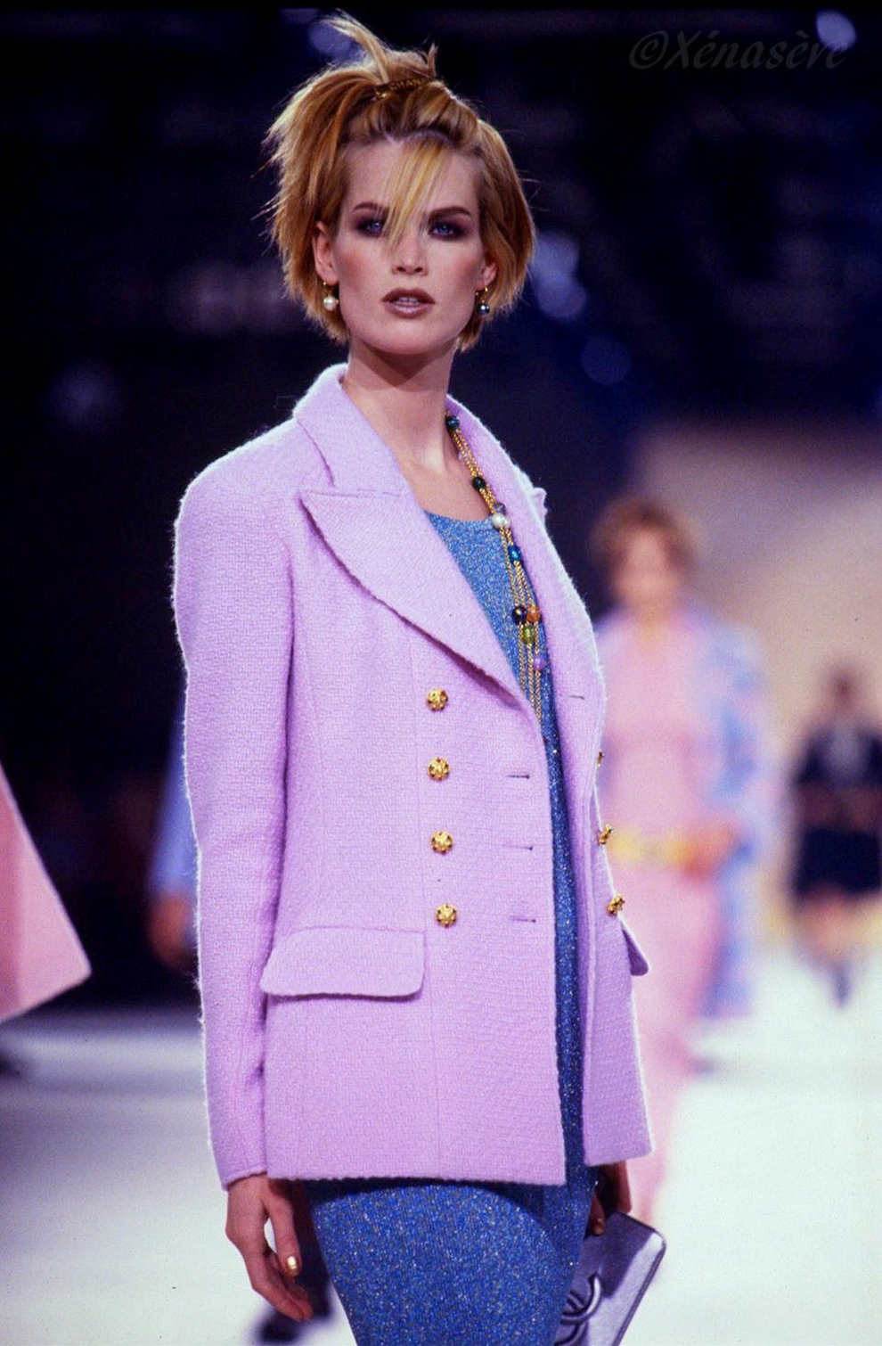 96A pink 4 pockets tweed jacket  run2.JPG