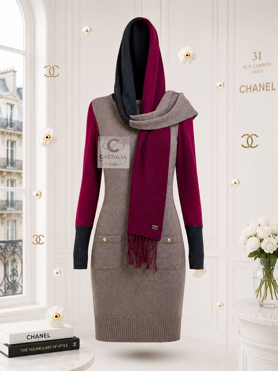 11A Byzance burgundy beige dress scarf crop copy.jpg