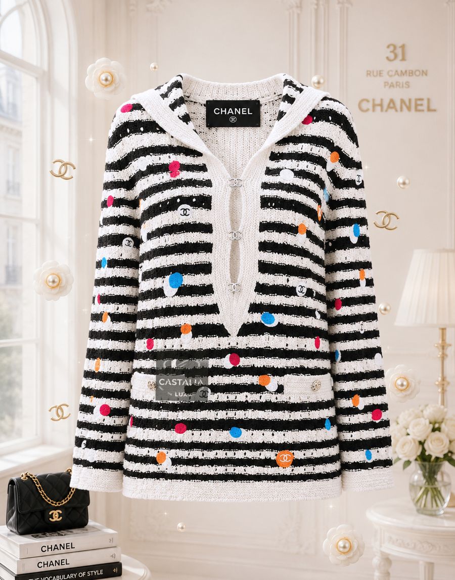 24P ecru striped logo silk jumper crop0111 copy.jpg