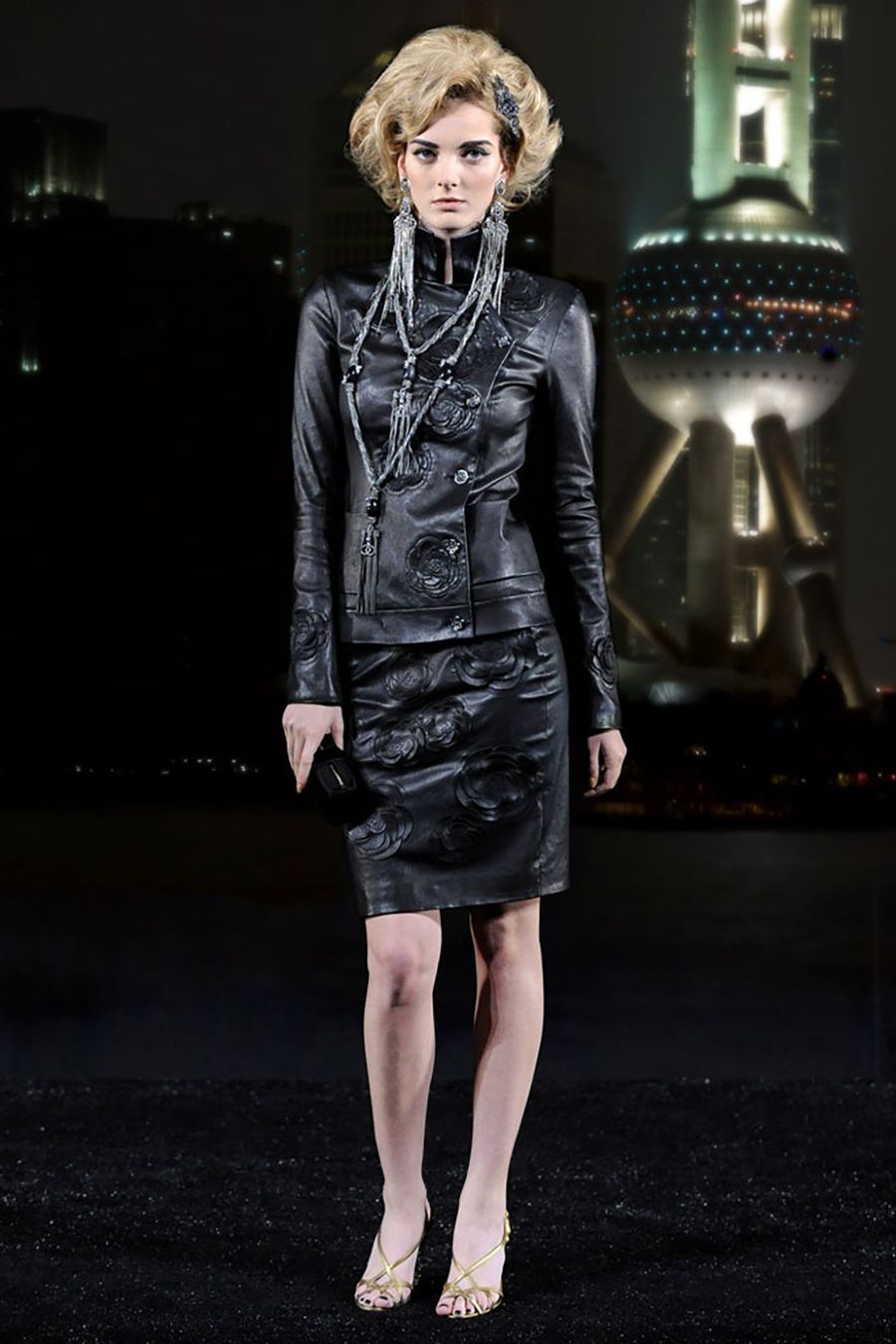 Shanghai leather camellia jacket run.JPG