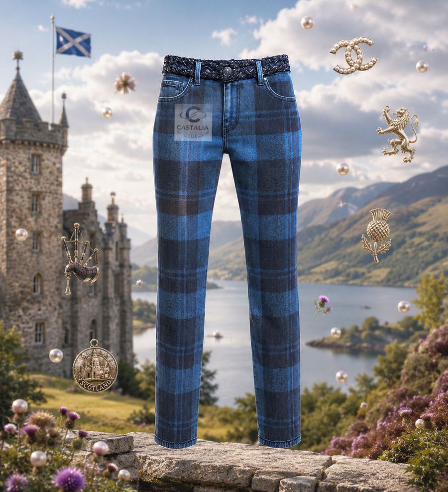 CHANEL Paris / Edinburgh Collectors Tartan Jeans — Paris / Édimbourg, Métiers d'Art 2013