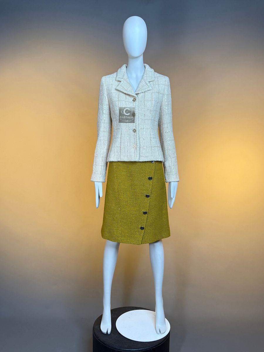 1A beige sequins tweed jacket front dist copy.jpg