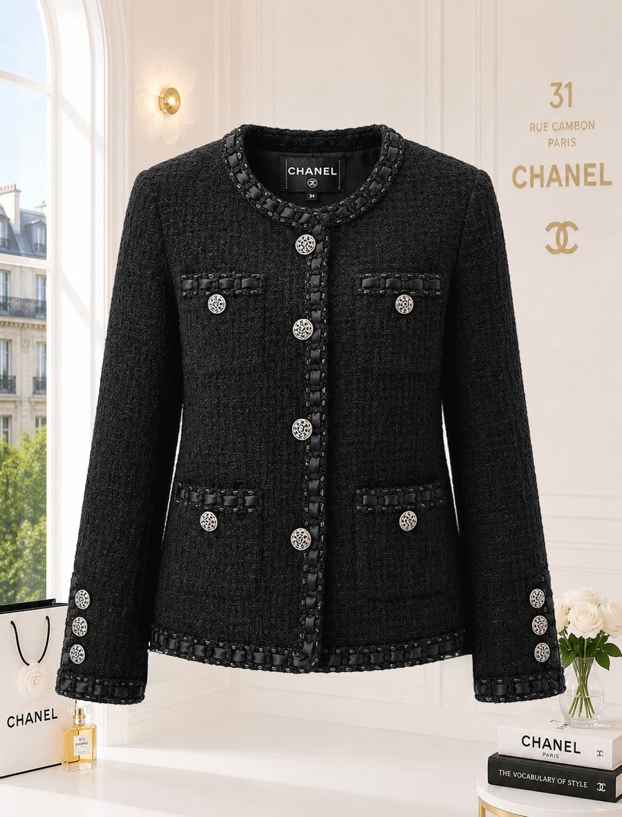 rome lbj black tweed jacket crop0112.jpg