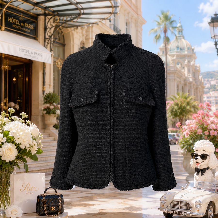 06C black zip tweed jacket without crop011.JPG