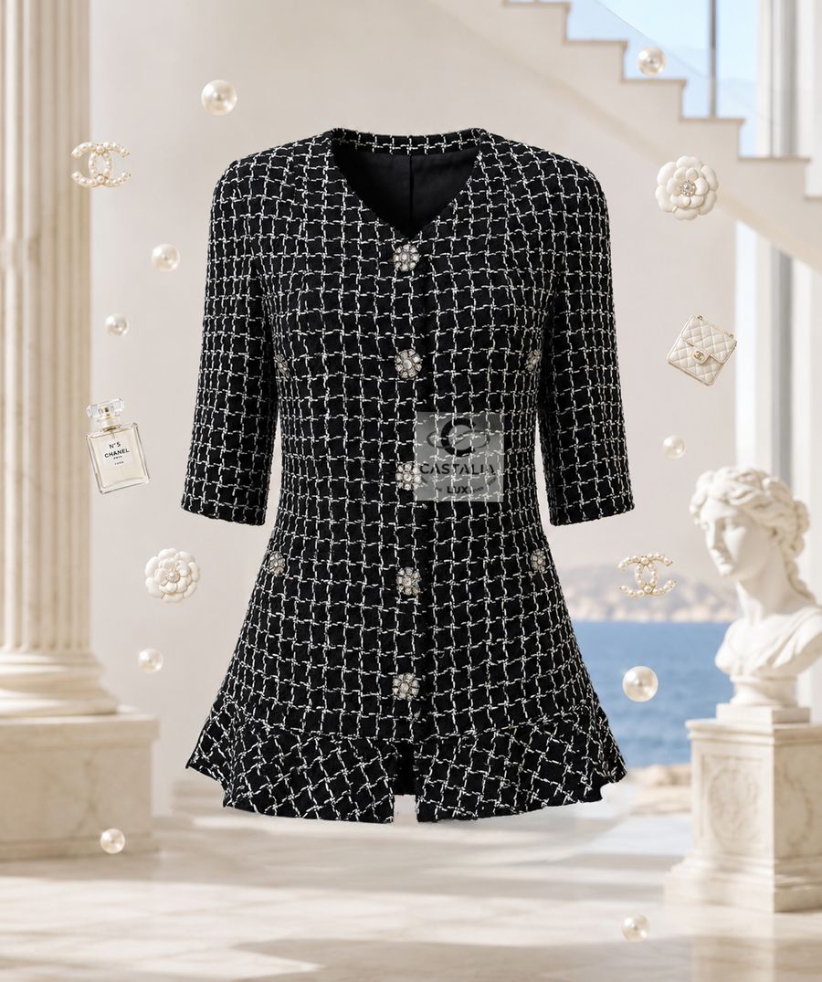 12P bw check peplum tweed jacket crop0111 copy.jpg