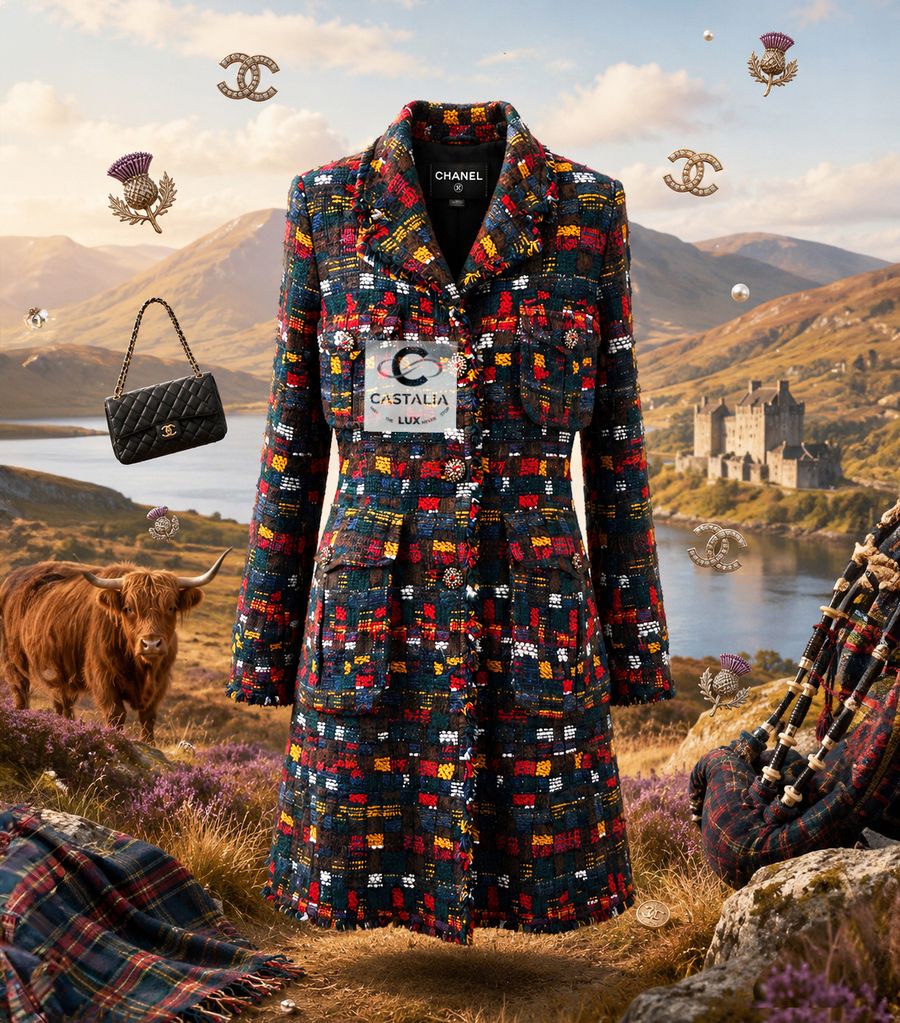 CHANEL Paris / Edinburgh Autumn Palette Tweed Coat — Paris / Édimbourg, Métiers d'Art 2013