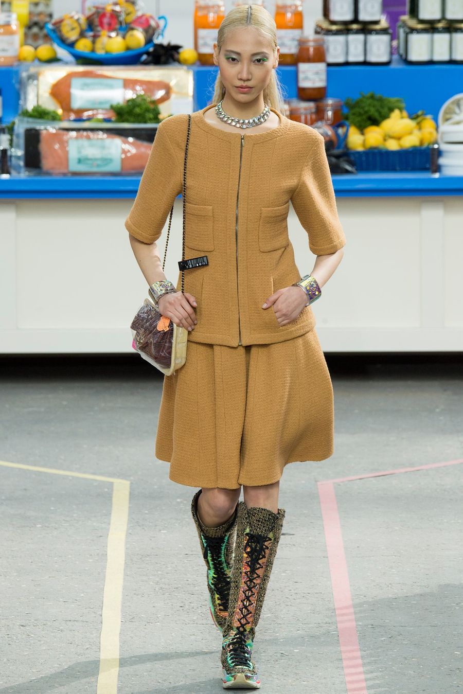 Supermarket black simple jacket run.JPG
