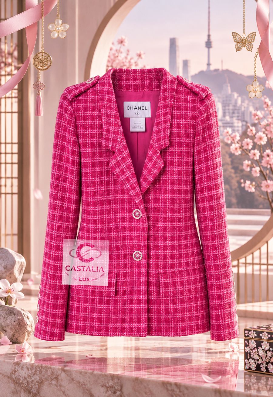 Seoul fuchsia tweed blazer jacket crop copy.jpg