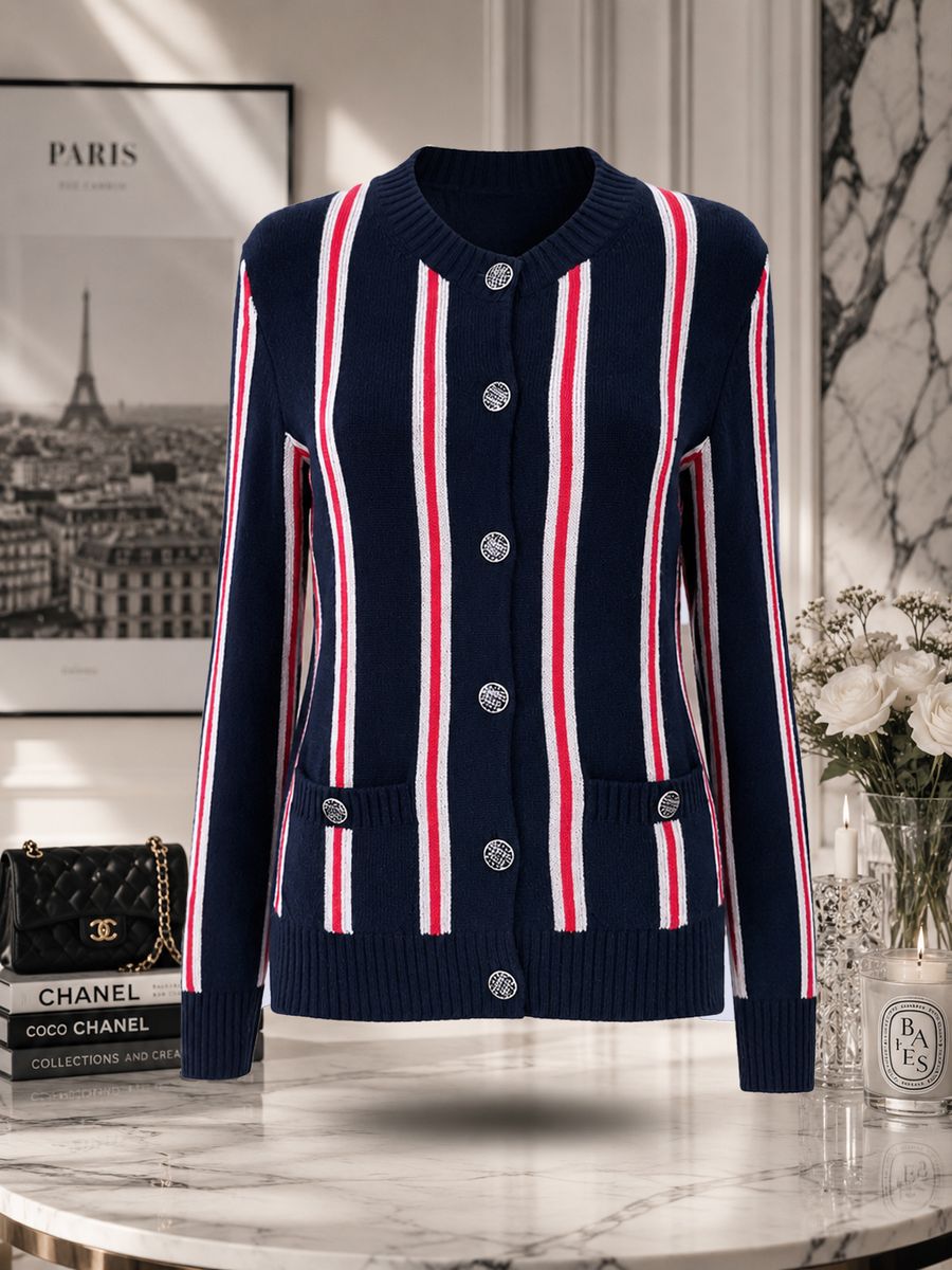 16B navy striped cardigan crop011.jpg
