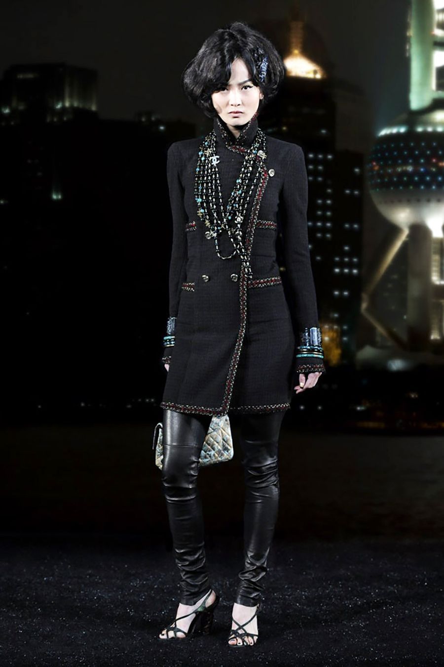 chanel Shanghai L22 black coat dress runway1.jpg