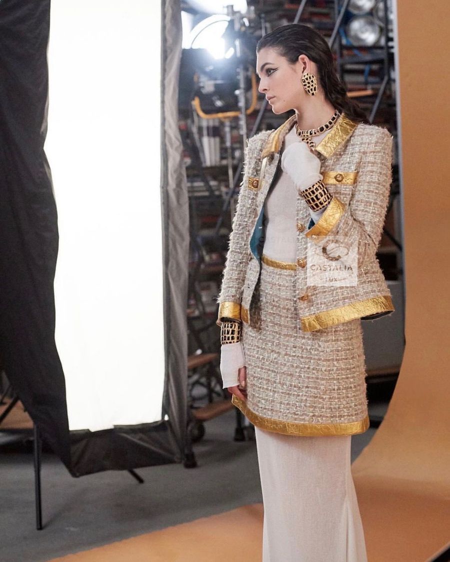 Egypt beige leather tweed jacket cel copy.jpg