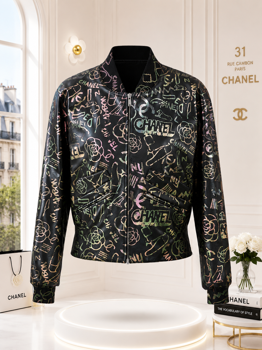 Egypt black iridescent leather jacket crop0112.PNG