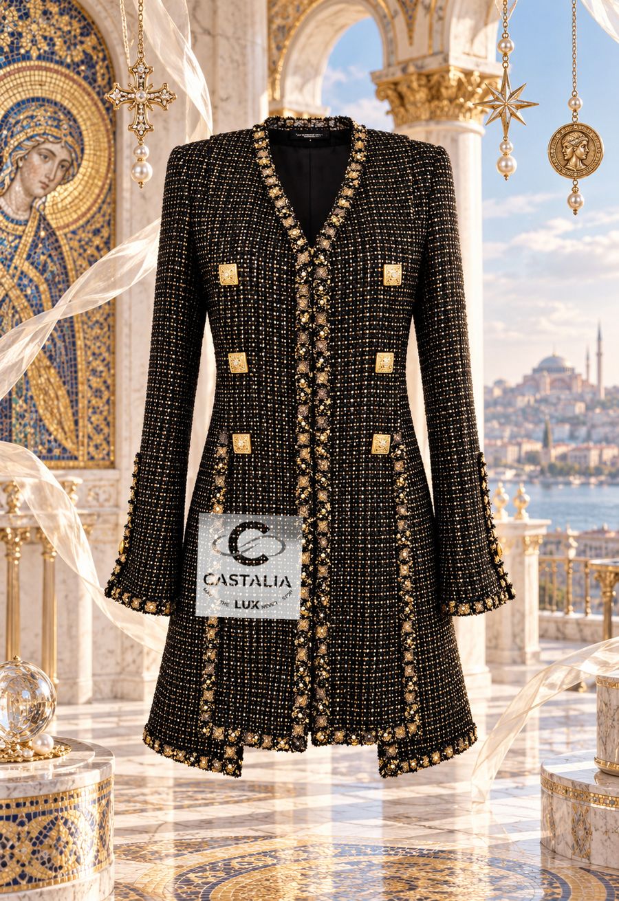 Byzance black gold double tweed coat crop copy.jpg